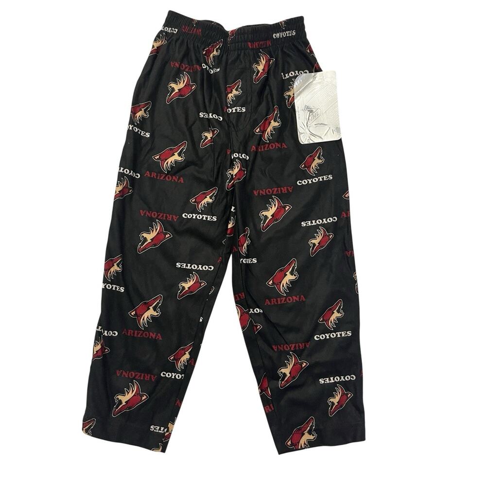 Arizona Coyotes NHL Little Kids 3T Pajama Lounge Pants All Over Print NWT